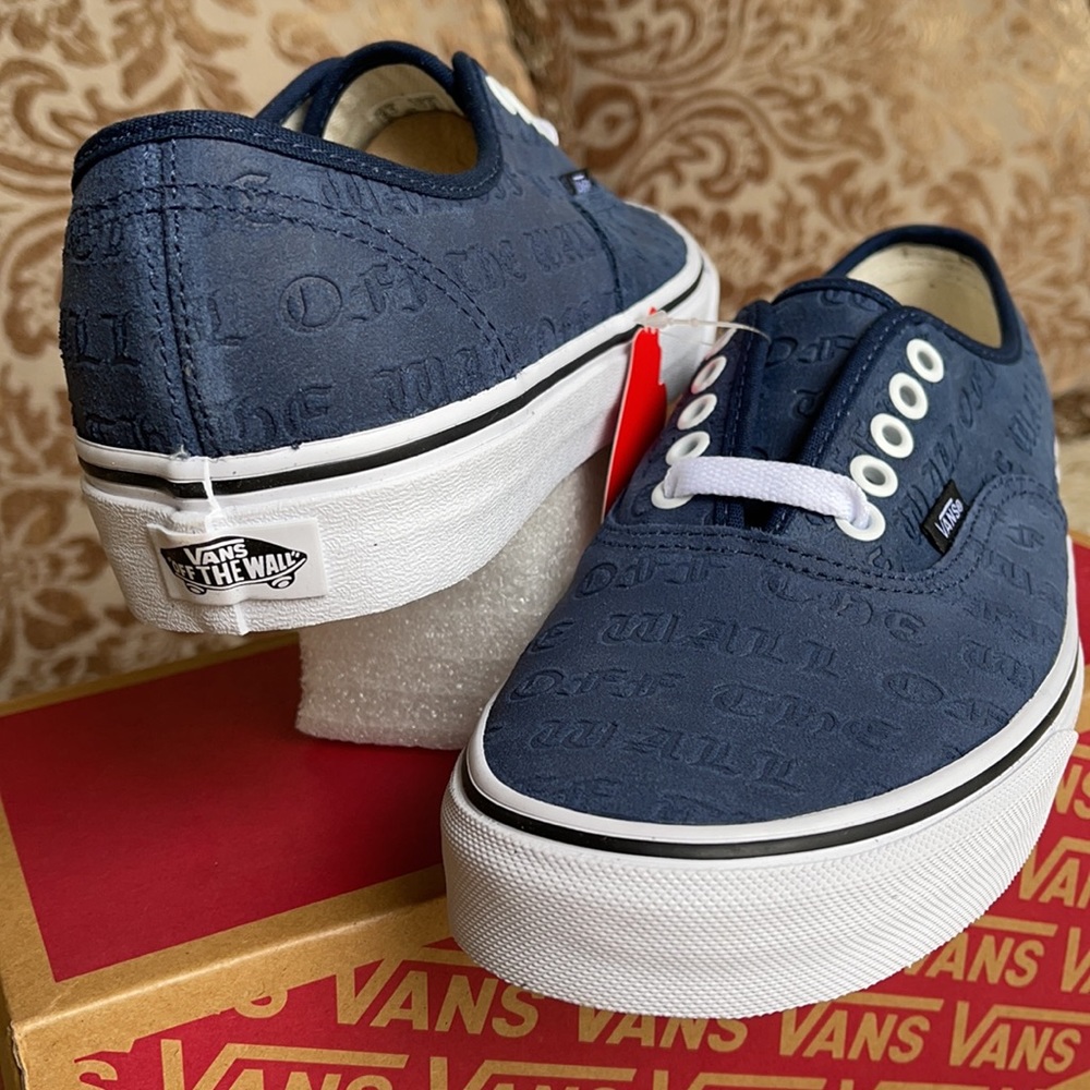 Vans Authentic Deboss Otw Blues/True White WMNS - Picture 10 of 16
